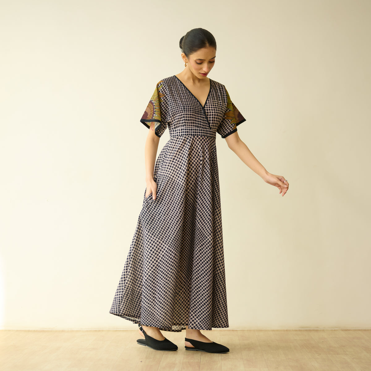 Sunday Slub Cotton Maxi Dress - Charcoal