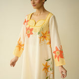 Masakali Slub Cotton Farsi Set - Turmeric Yellow