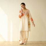 Masakali Slub Cotton Farsi Set - Tree Brown