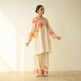 Masakali Slub Cotton Farsi Set - Tree Brown