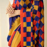 Shabana Retro Prestitched Kota Doria Saree - Multicolour
