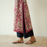 Abha Slub Cotton Kurta - Earthy Pink