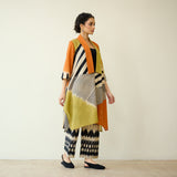 Mix and Match Slub Cotton Shrug Set - Tangerine & Heena