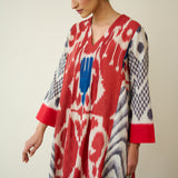 Rhythm Slub Cotton Kurta Set - Earthy Red