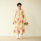 Summer Joy Mulmul Cotton Everyday Kurta - Butter Yellow