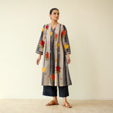 Lazy Summers Mulmul Cotton Kurta - Black