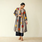 Lazy Summers Mulmul Cotton Kurta - Black