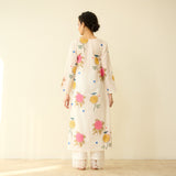 Summer Joy Mulmul Cotton Everyday Kurta - Ivory