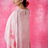 Chameli Statement Modal Palazzo Set - Cloudy Pink