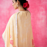 Chameli Statement Modal Palazzo Set - Butter Yellow