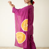 Champakali Statement Modal Palazzo Set - Very Berry