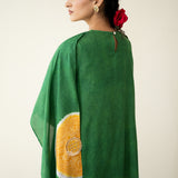 Champakali Statement Modal Palazzo Set - Forest Green