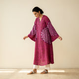 Kritika Statement Modal Kurta - Berry Red