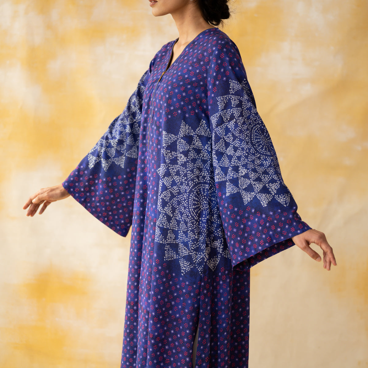 Kritika Statement Modal Kurta - Ink Blue