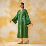 Kritika Statement Modal Kurta - Kaccha Green