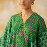 Kritika Statement Modal Kurta - Kaccha Green