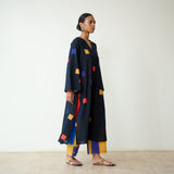 Ludo Pure Slub Cotton Kurta Set - Black