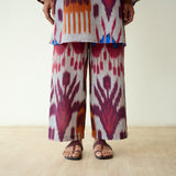 Ruby Hand Embroidered Slub Cotton Coord Set - Multicolour