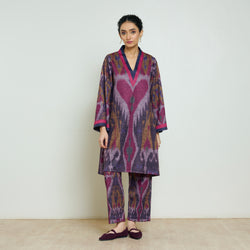 Wild Heart Woollen Coord Set - Multicolour