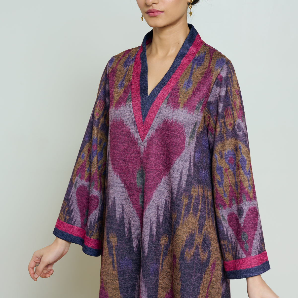 Wild Heart Woollen Kurta - Multicolour