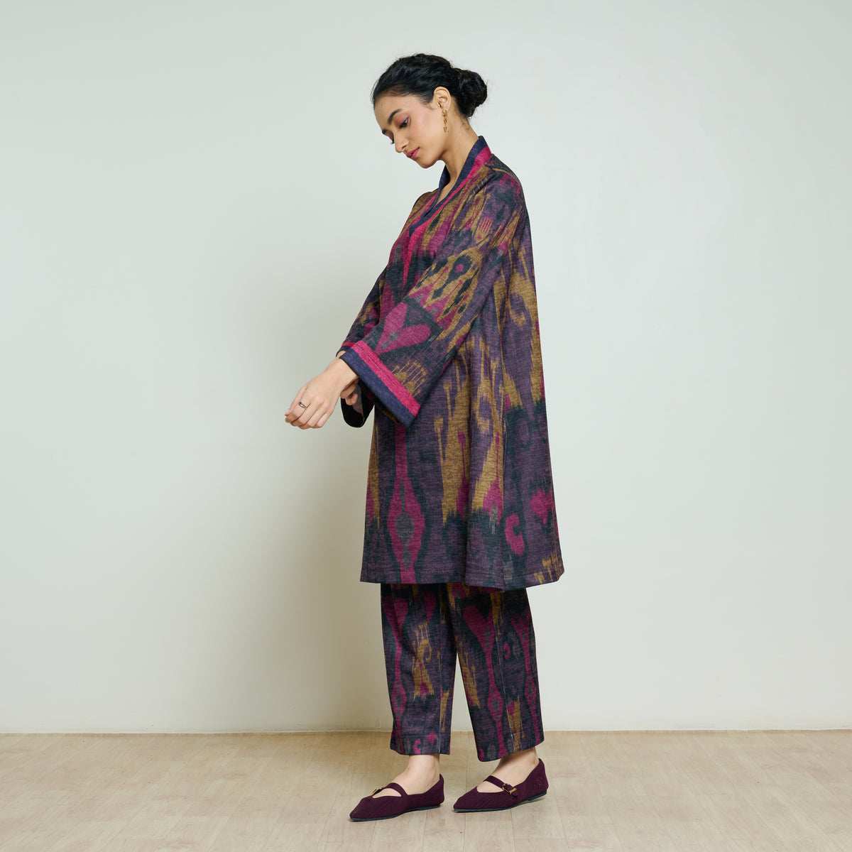 Wild Heart Woollen Coord Set - Multicolour