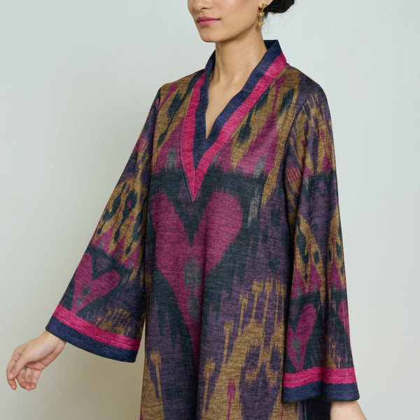 Wild Heart Woollen Kurta - Multicolour