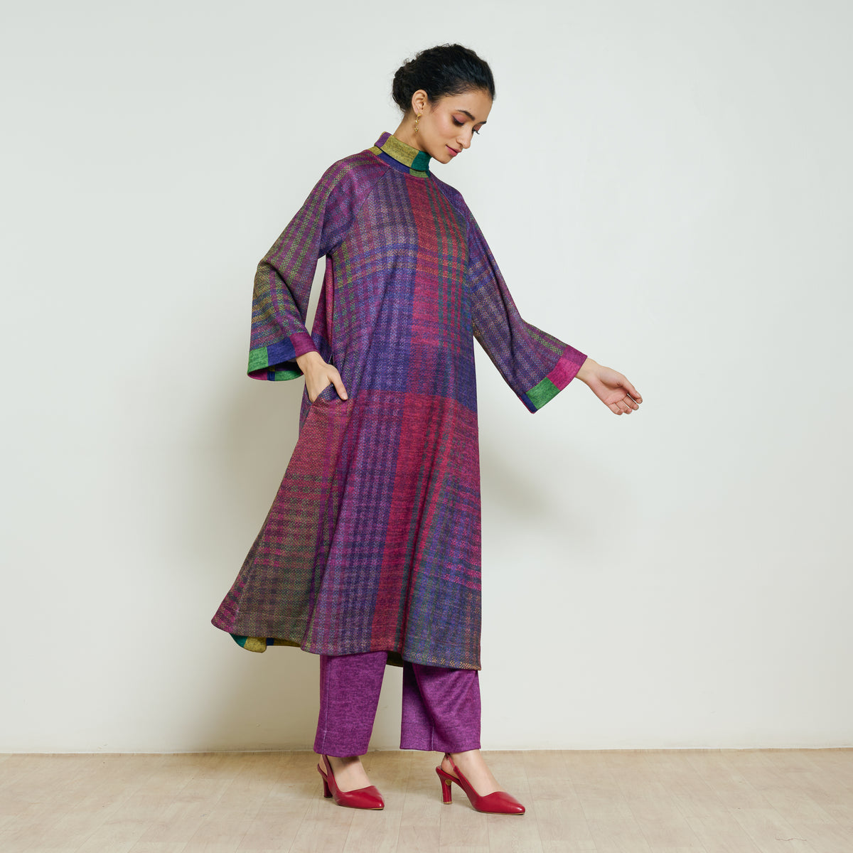 Wildwood Woollen Kurta - Multicolour