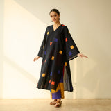 Ludo Pure Slub Cotton Kurta Set - Black