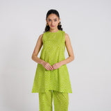 Chartreuse Pure Cotton Co-ord Set