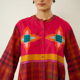 Ora Pure Slub Cotton Co-ord Set - Fuschia