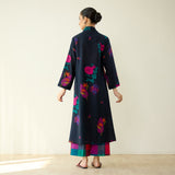 Potpourri Pure Slub Cotton Kurta Set - Black