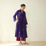Potpourri Pure Slub Cotton Kurta Set - Violet