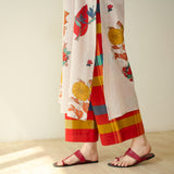 Potpourri Pure Slub Cotton Kurta Set - Off White
