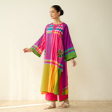 Checkmate Pure Slub Cotton Kurta Set - Multicolour