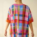 Galleria Pure Slub Cotton Kurta - Multicolour