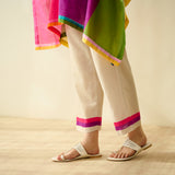 Twirlpop Pure Slub Cotton Kaftan Co-ord Set - Multicolour