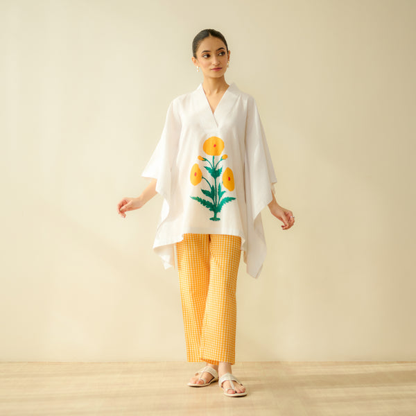 Sora Pure Slub Cotton Co-ord Set - Yellow