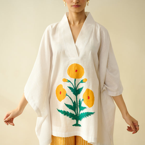 Sora Pure Slub Cotton Co-ord Set - Yellow