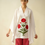 Sora Pure Slub Cotton Co-ord Set - Red