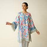 Petals Daydream Fine Slub Cotton Farsi Set - Ivory