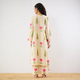 Begum’s Bagh Printed Co-ord Set - Off White