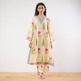 Begum’s Bagh Printed Co-ord Set - Off White