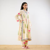 Begum’s Bagh Printed Co-ord Set - Off White
