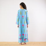 Begum’s Bagh Printed Co-ord Set - Sky Blue