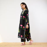 Begum’s Bagh Printed Co-ord Set - Black