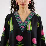 Begum’s Bagh Printed Co-ord Set - Black