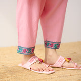 Anokhi Cotton Co-ord Set - Baby pink