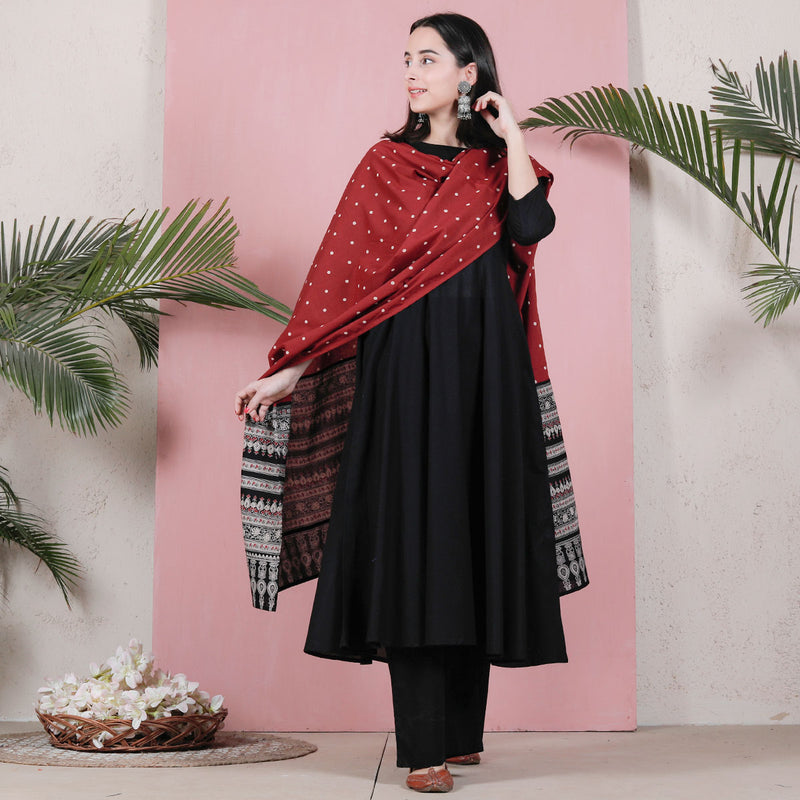 Buy 1 Stop Fashion Womens Baby Pink Color Kurta and Black Palazzo Set  530339Black PalazzoXL Online at Best Prices in India  JioMart