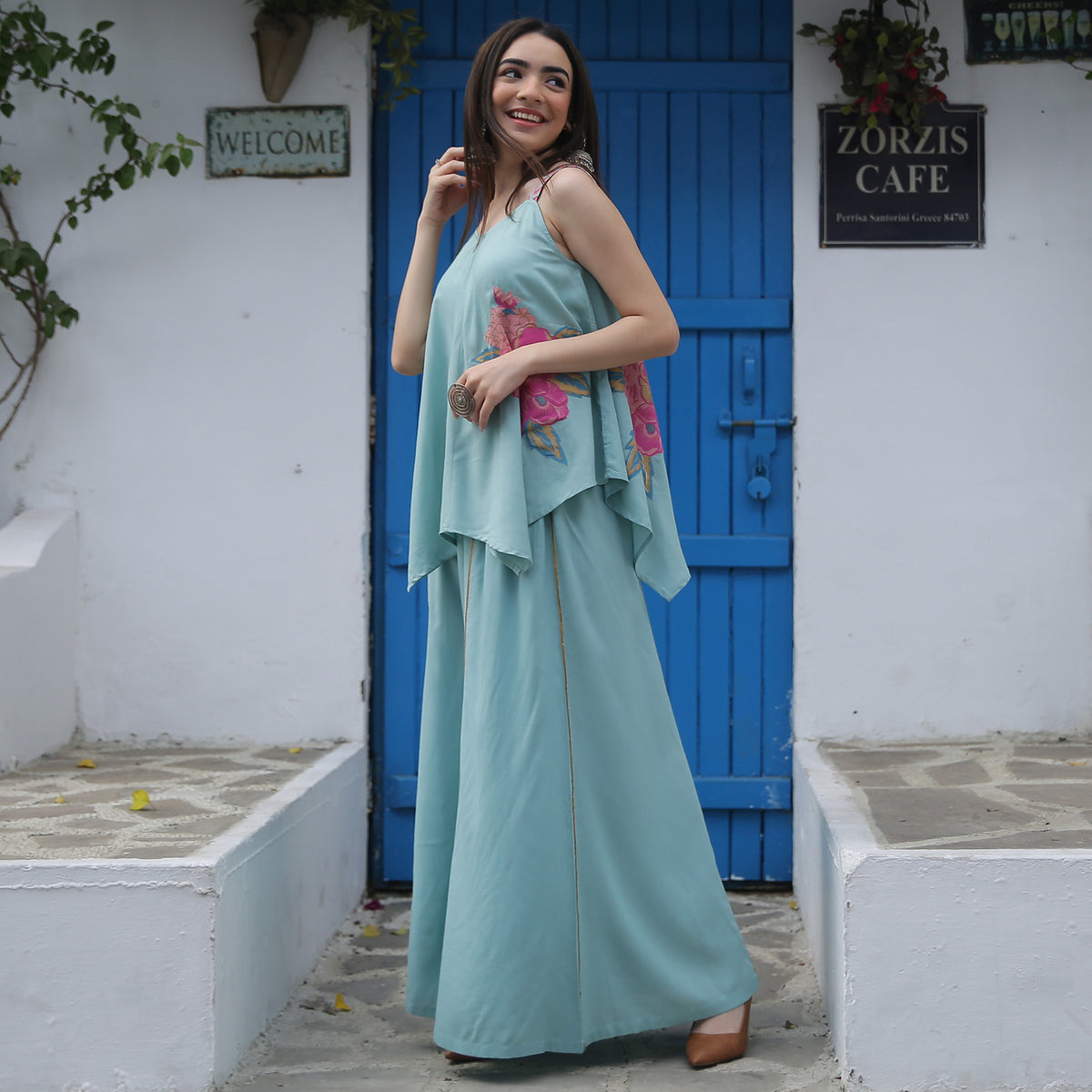 Kashish Sky Blue Sharara Set