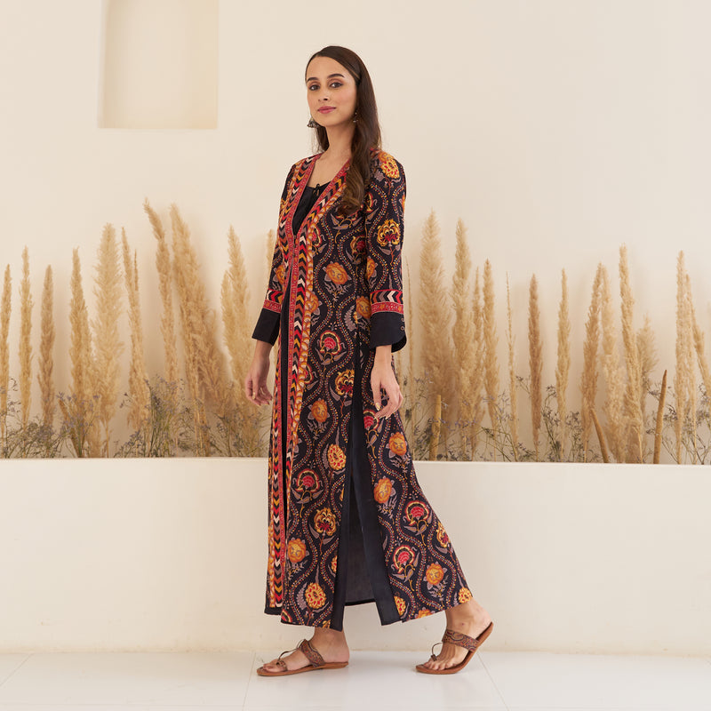 Maxi Dress Women's Dress With Shrug Evening Long Frock With